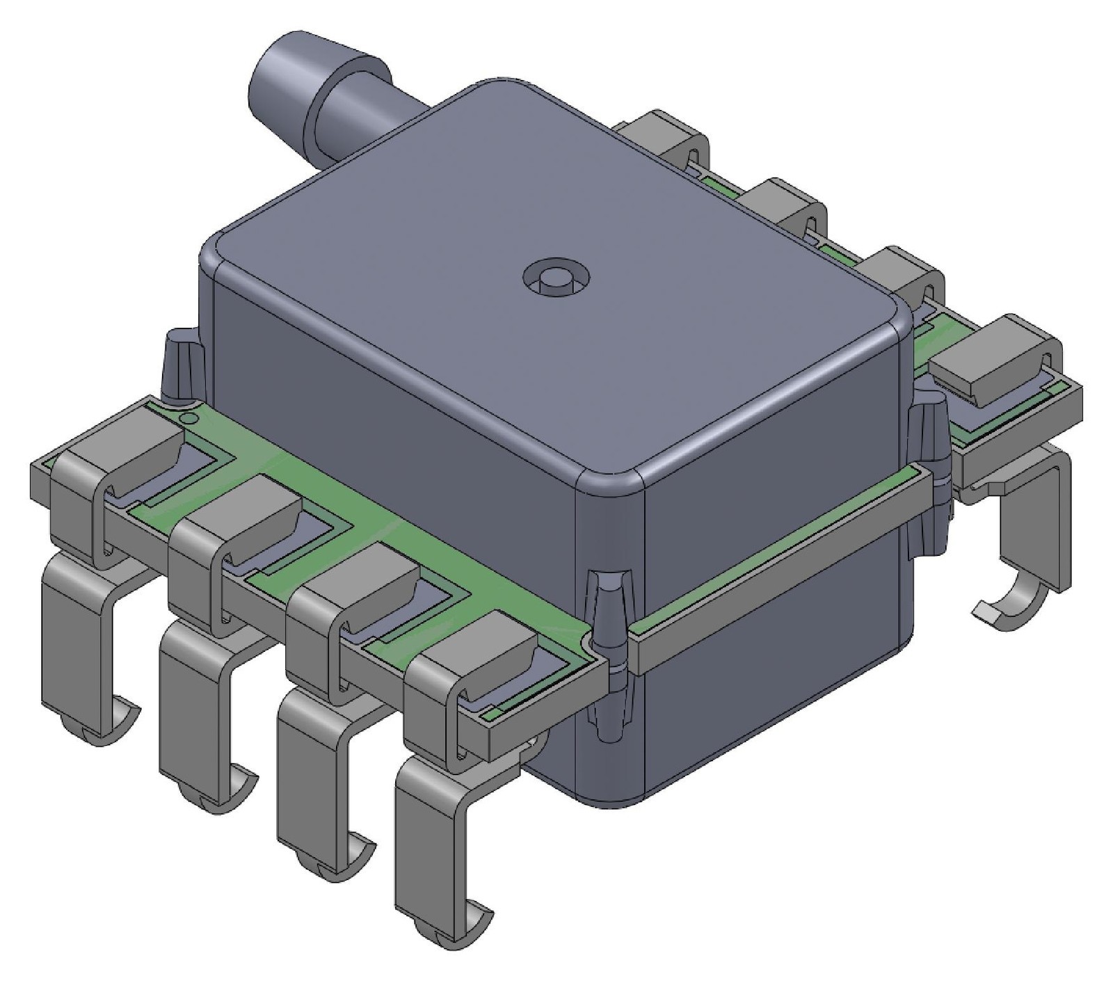 Amphenol All Sensors Elvh-001G-Hrnj-C-Psa4 Pressure Sensor, 1Psi, Gauge, Spi