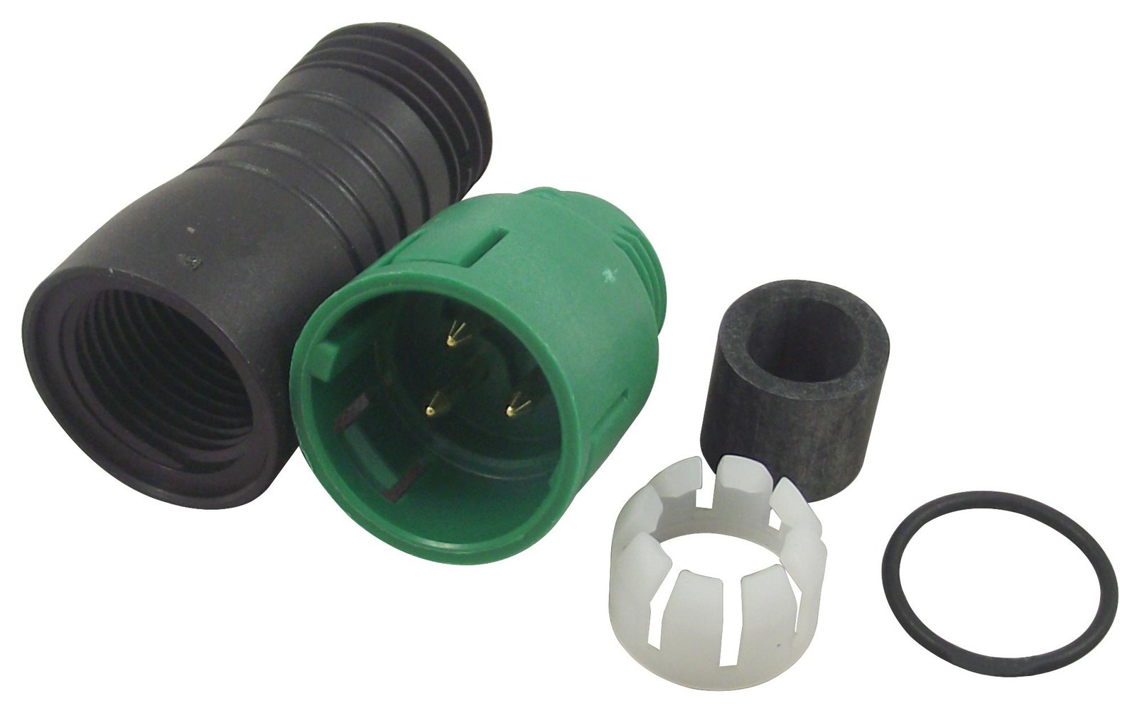 Binder 99-9105-70-03 Plug, Free, 4-6mm, Green, 3Way