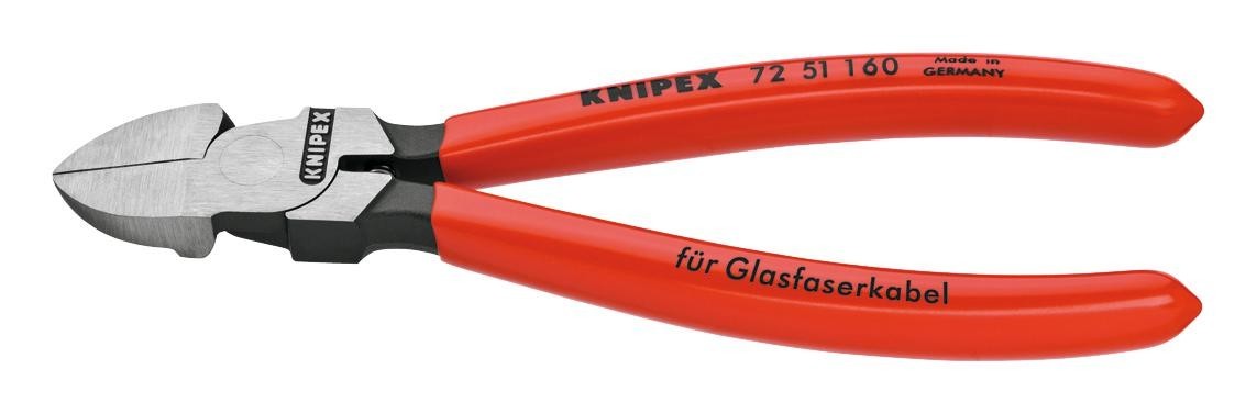 Knipex 72 51 160 Cutter, For Fibre Optic, 160mm