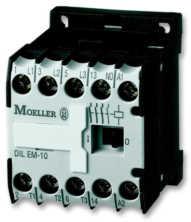 Eaton Moeller Dilem-01(230V50Hz,240V60Hz) Contactor, Mini, 4Kw