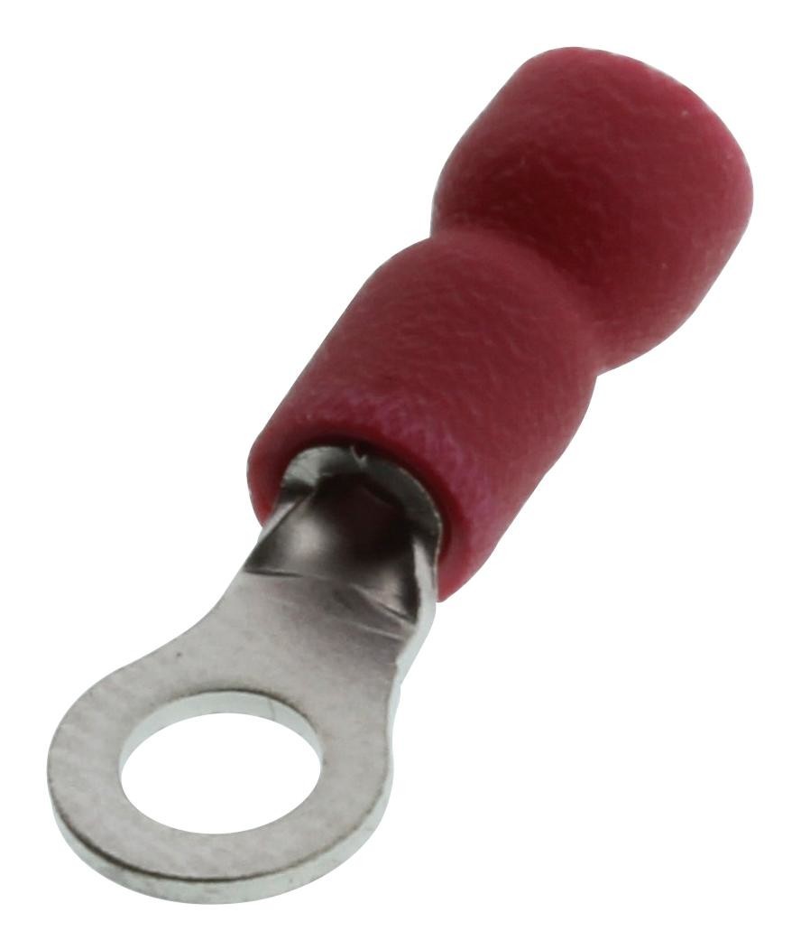 Hoffman Products Fvl2216-M3R2 Terminal, Ring Tongue, #6, Crimp, Red