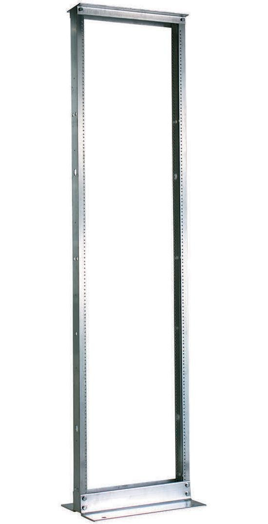 Bud Industries Arr-1272-Nf Open Frame Relay Rack, 77In, Aluminium