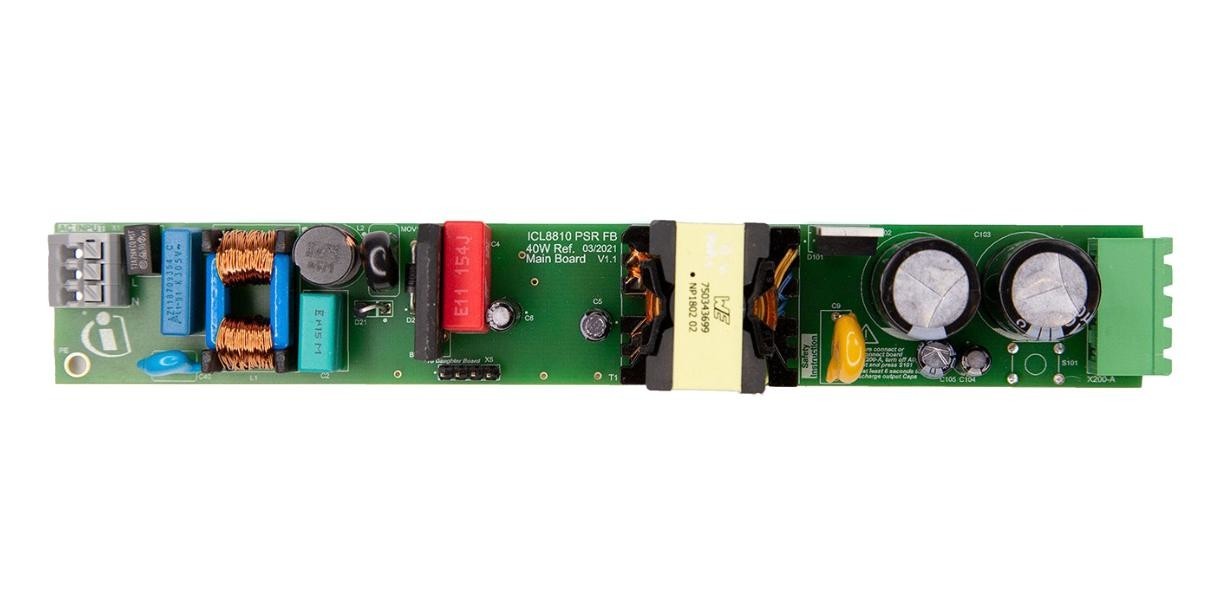 Infineon Reficl8810Led42Wpsrtobo1 Ref Design Board, Hpf Flyback Converter