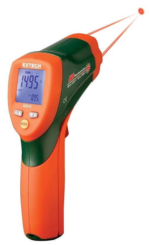Extech Instruments 42512 Ir Thermometer 30: 1 Dual Laser