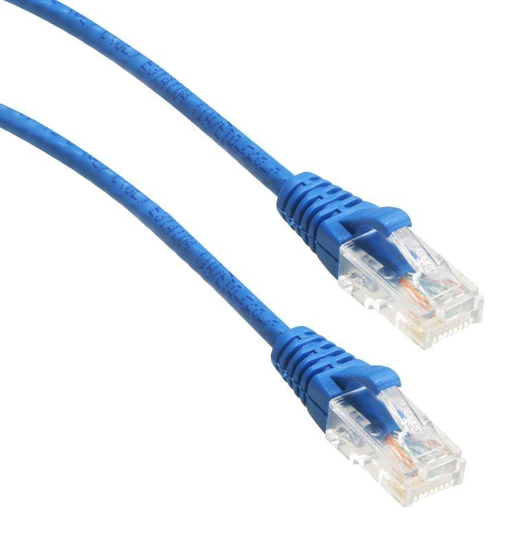 Amphenol Cables on Demand Mp-64Rj4528Gb-001 Enet Cable, Cat6, Rj45 Plug-Plug, 1Ft