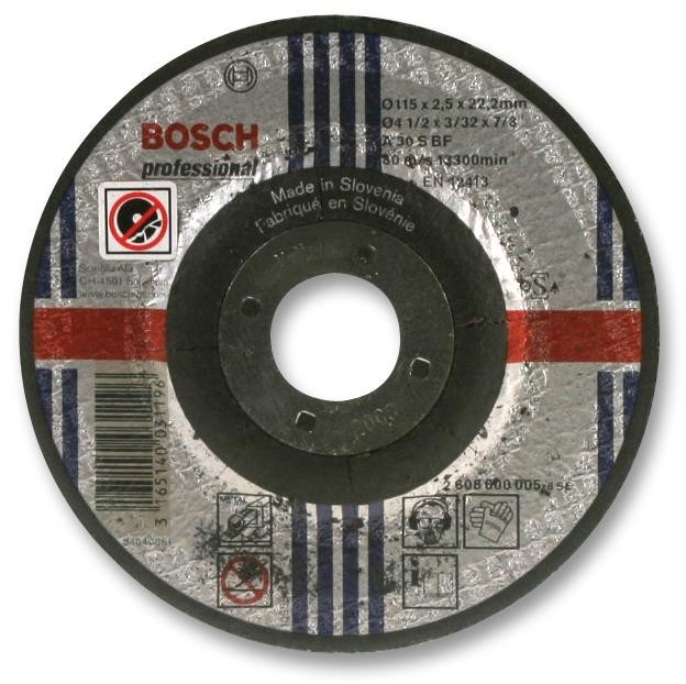 Bosch Professional (Blue) 2608600005 Grinding Disc, 80Mps, 22.23mm Bore