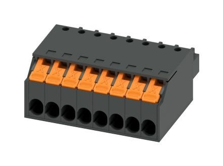 Phoenix Contact 1464111 Terminal Block, Pluggable, 8Pos, 16Awg