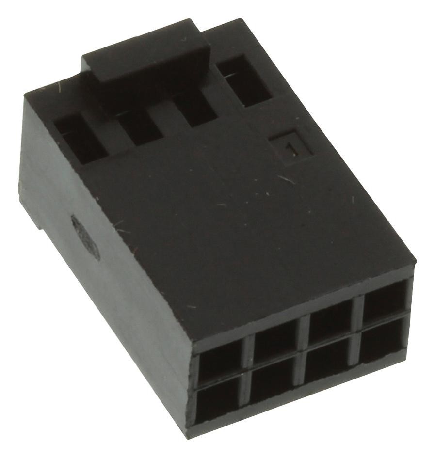 Amp Connectors / Te Connectivity 87631-4 Crimp Housing, 2 Row, 2X4Way