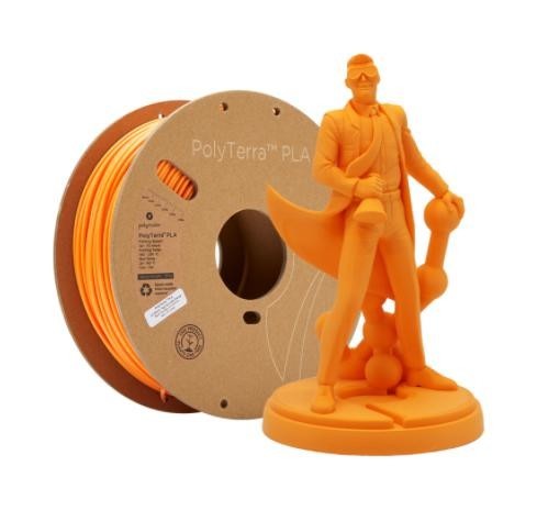 Polymaker 70849 3D Printer Filament, Pla, 2.85mm, Orange