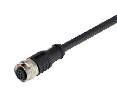 Omron Industrial Automation D41L-8P5-Cfm12-905M Sensor Cord, 12P M12 Rcpt-Free End, 5M