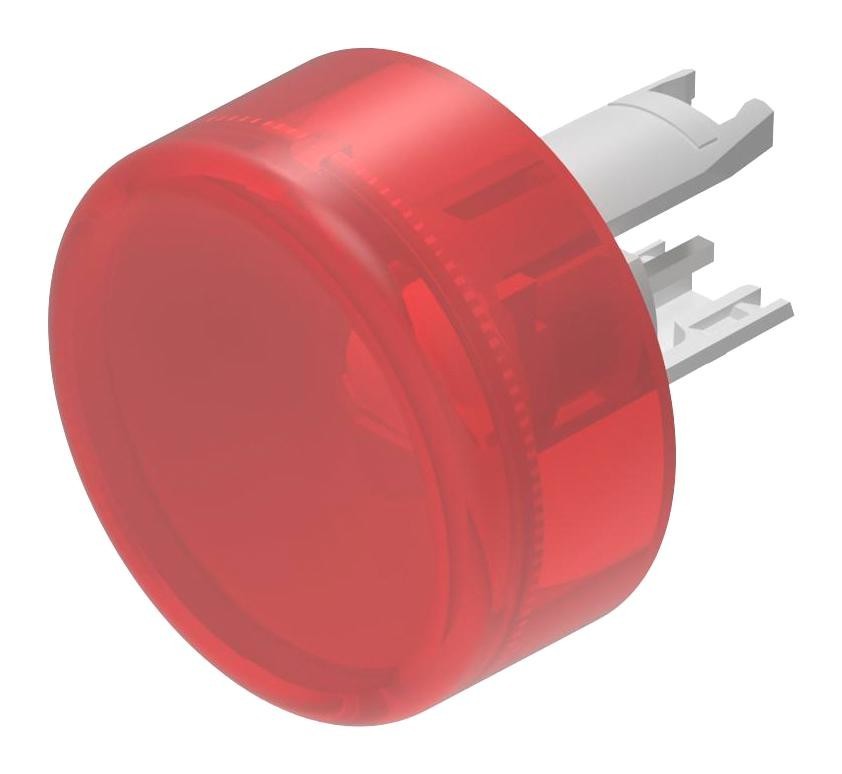 EAO 18-961.2L Lens, Switch, Round, Red, Flush