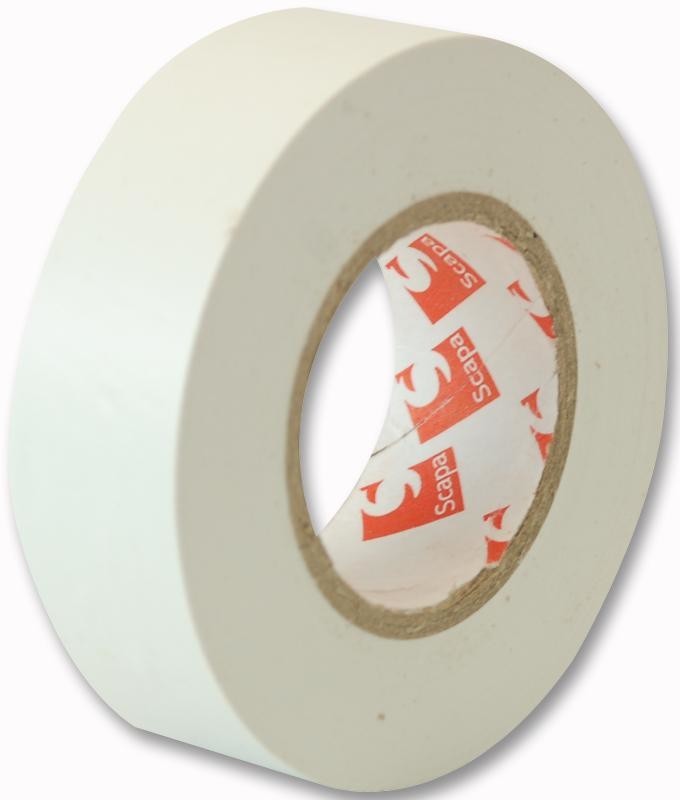 Cedars Pvc20W Tape Insulate 19mm x 20M White