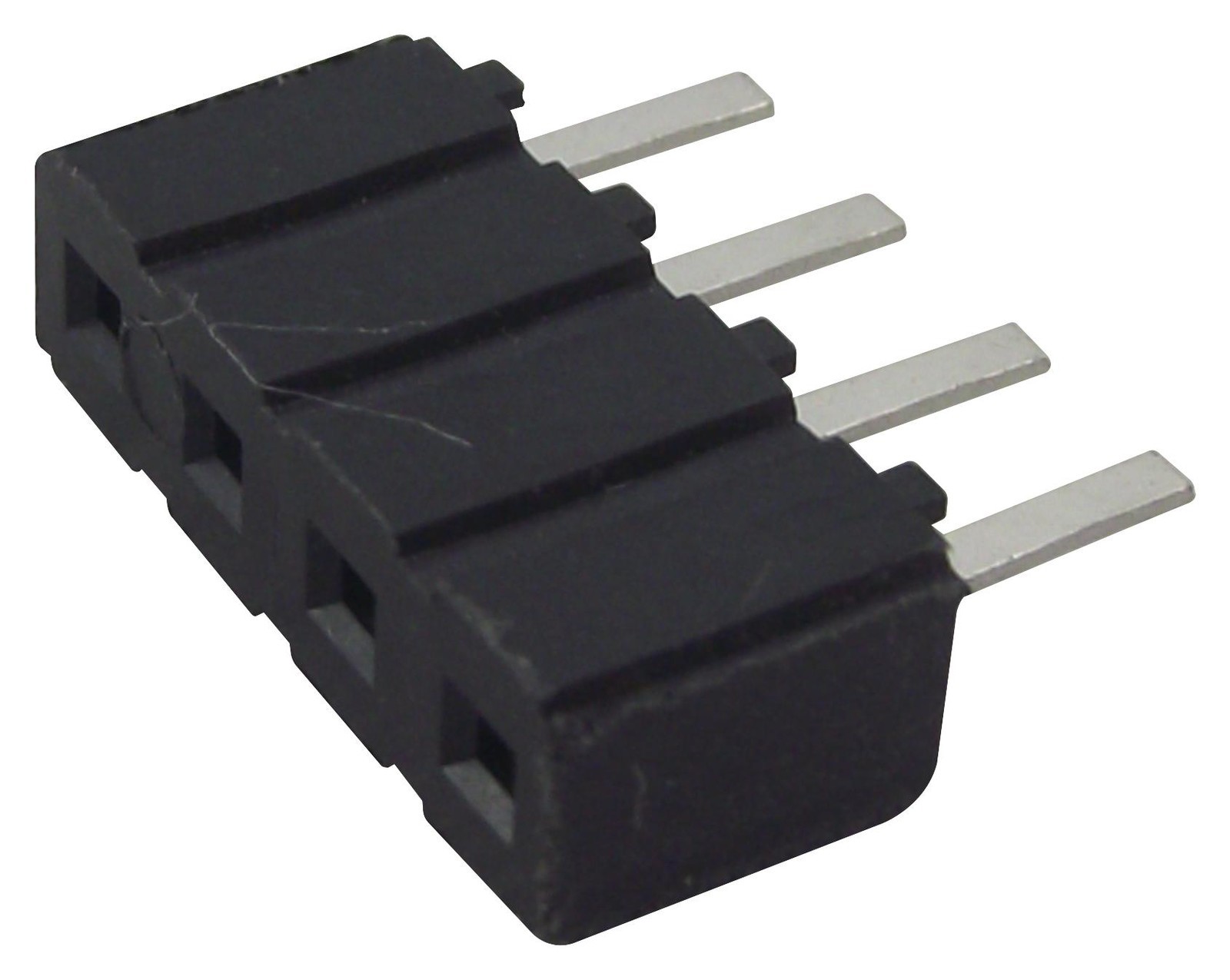 Samtec Ces-104-01-L-S Btb Connector, Rcpt, 4Pos, 1Row, 2.54mm