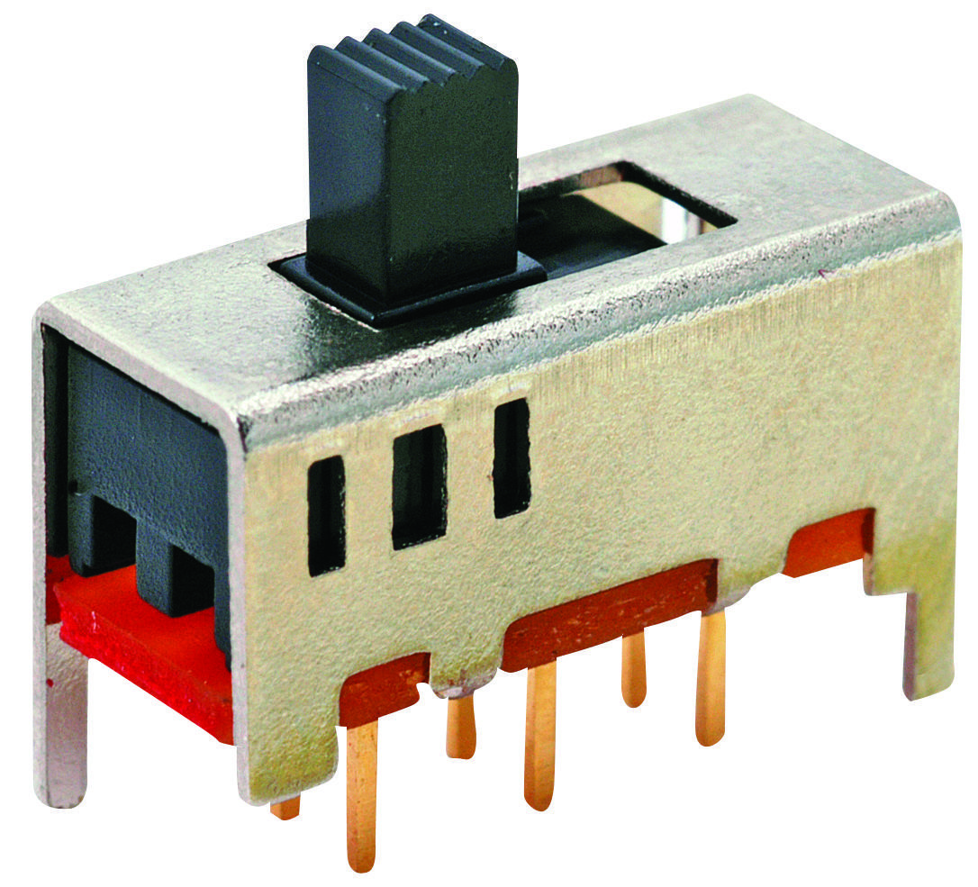 Alcoswitch / Te Connectivity Mhs233Ra04 Slide Switch, Dp3T, 300Ma, 125V, Pcb