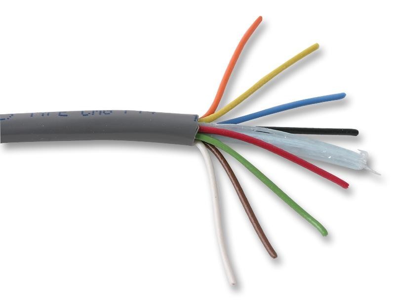 Alpha Wire 1178L Sl005 Cable, 22Awg, Lszh, 8 Core, 30.5M