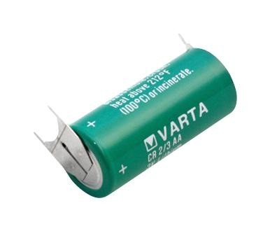 Varta 6237201301 Battery, 3V, 1.35Ah, Pcb Pin