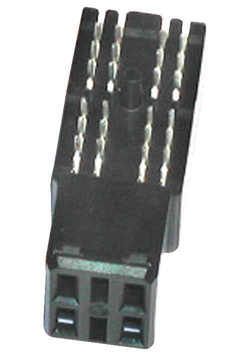 Amphenol Communications Solutions 10052620-4444P00Lf Backplane Connector, Receptacle, 4 Position