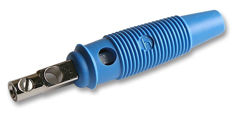 Hirschmann Test And Measurement 930058102 Plug, 4mm, Blue, Pk5, Seb