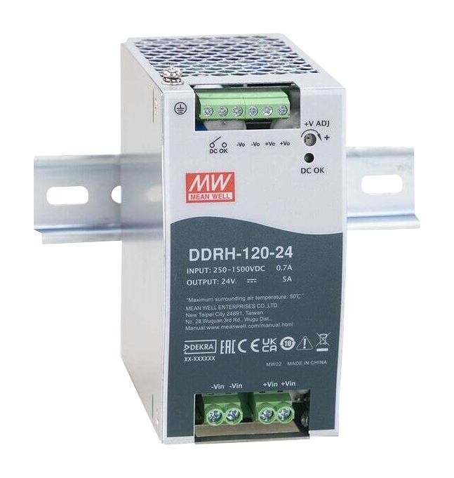 MEAN WELL Ddrh-120-24 Dc-Dc Converter, 24V, 5A