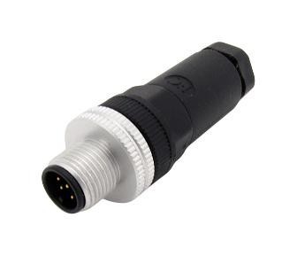 Omega M12.8-S-M-Fm. Sensor Connector, 8Pos, M12, Cable