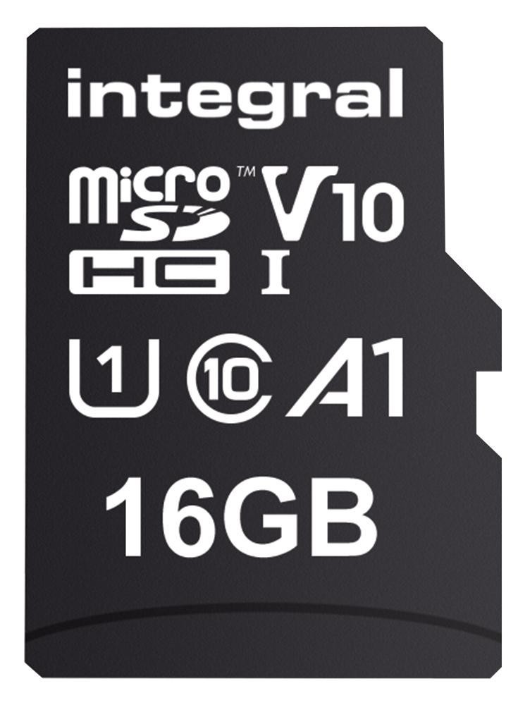 Integral Inmsdh16G-100V10 16Gb Microsdhc V10 Uhs-I U1