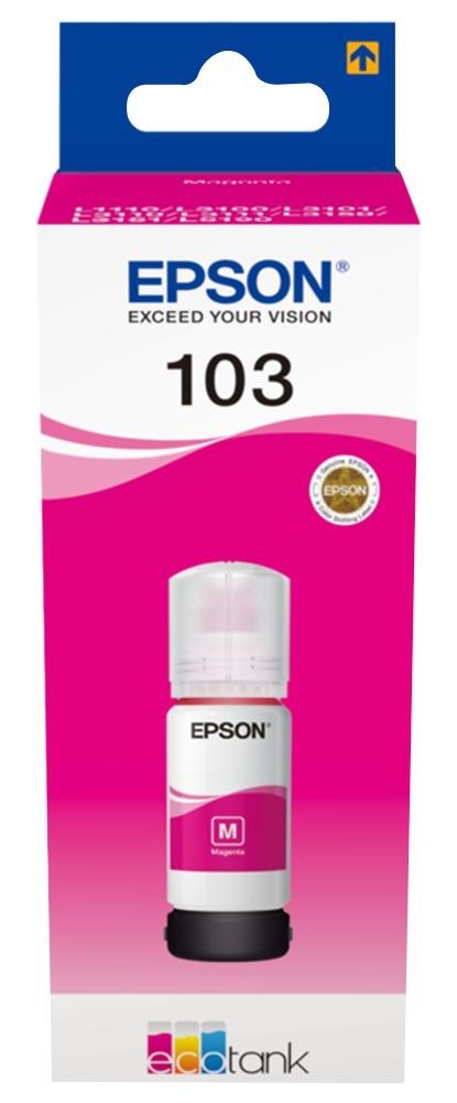 Epson C13T00S34A10 Ink Cartridge, Ecotank, 103, Magenta