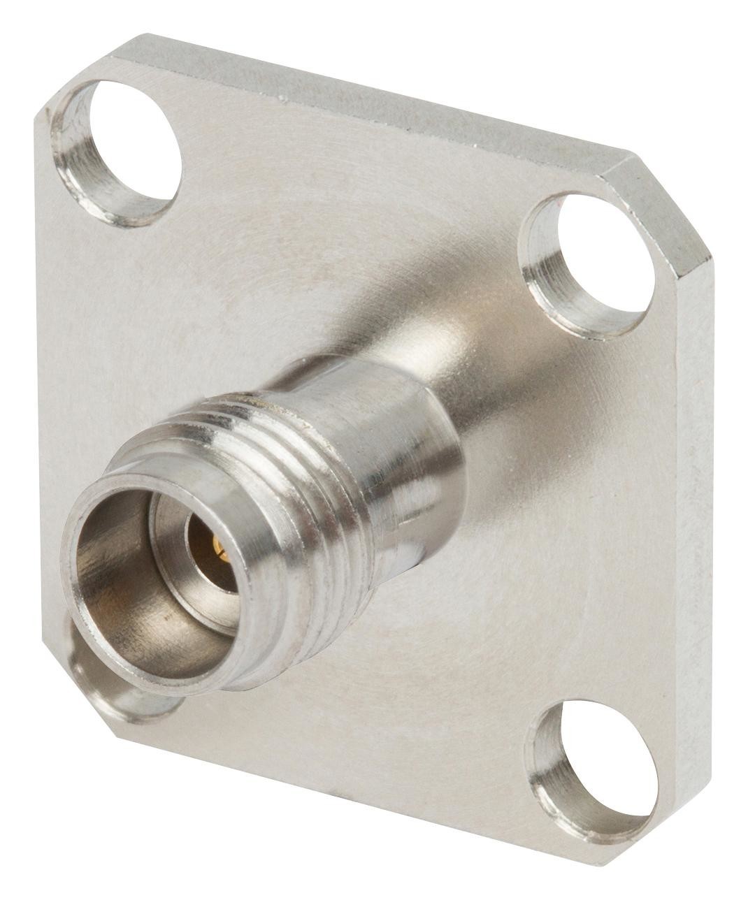 Amphenol SV Microwave 1621-60072 Rf Coaxial, 2.4mm Jack, 50 Ohm, Flange