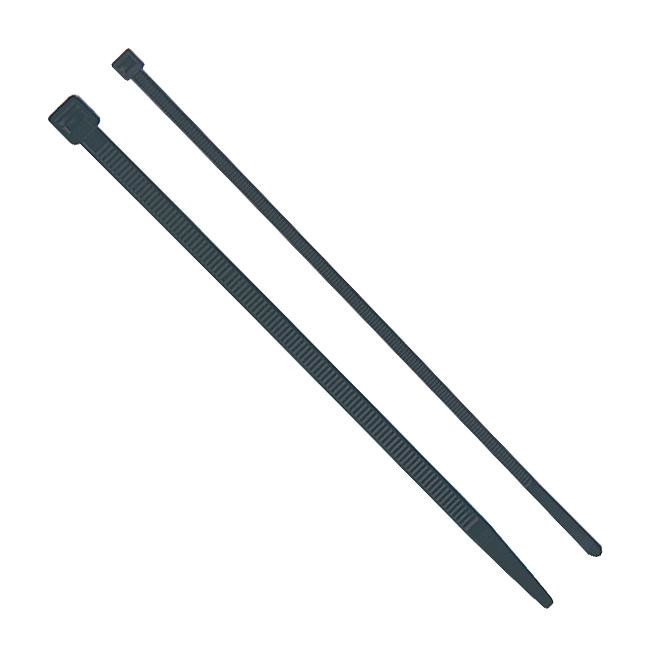 Abb Thomas & Betts Ty100-18X-100C Cable Tie, Black, 2.4X112mm, Pk100