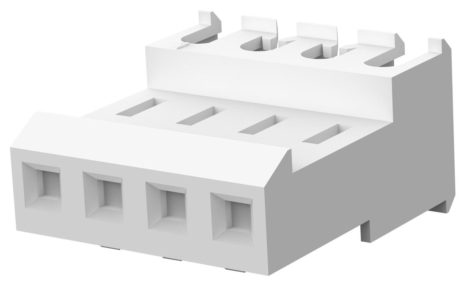 Amp Connectors / Te Connectivity 3-640602-4 Idc Conn, Rcpt, 4Pos, 1Row, 3.96mm