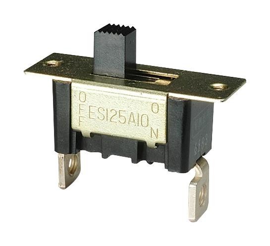 NIDEC Components Es 115A12-Z Slide Switch, Spst, 15A, 250Vac, Panel