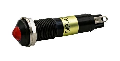 Dialight 609-1122-340F 9mm Pmi R 24V Blk Hs W Gaskt 55T5067