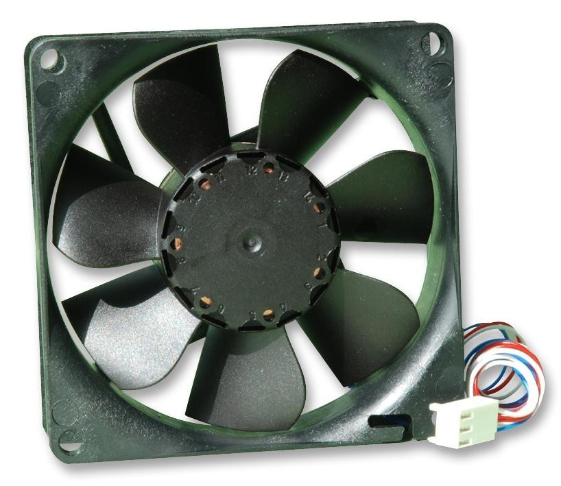 ebm-papst 3412N/2Glle-453 Fan, Pc, W/Connector, 92mm 12Vdc