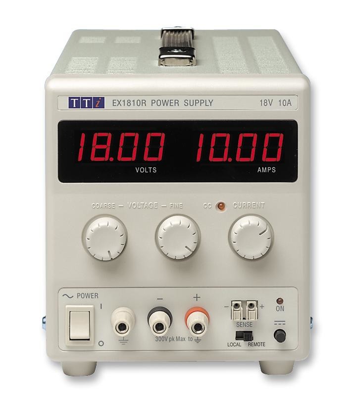 Aim-Tti Instruments Ex1810R Power Supply, 1Ch, 18V, 10A, Adjustable