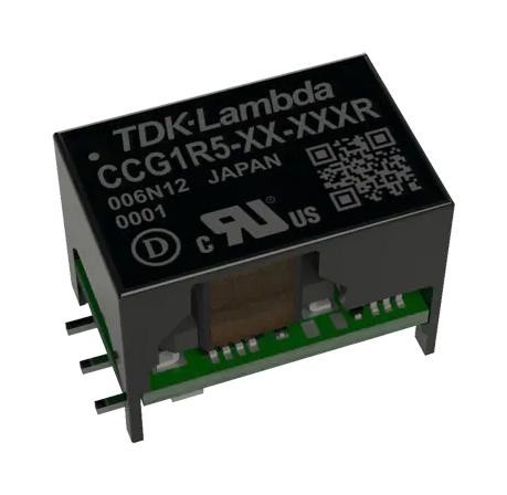 TDK-Lambda Ccg1R5-24-12Dr. Dc-Dc Conv, 12V/-12V, 0.065A/-0.065A