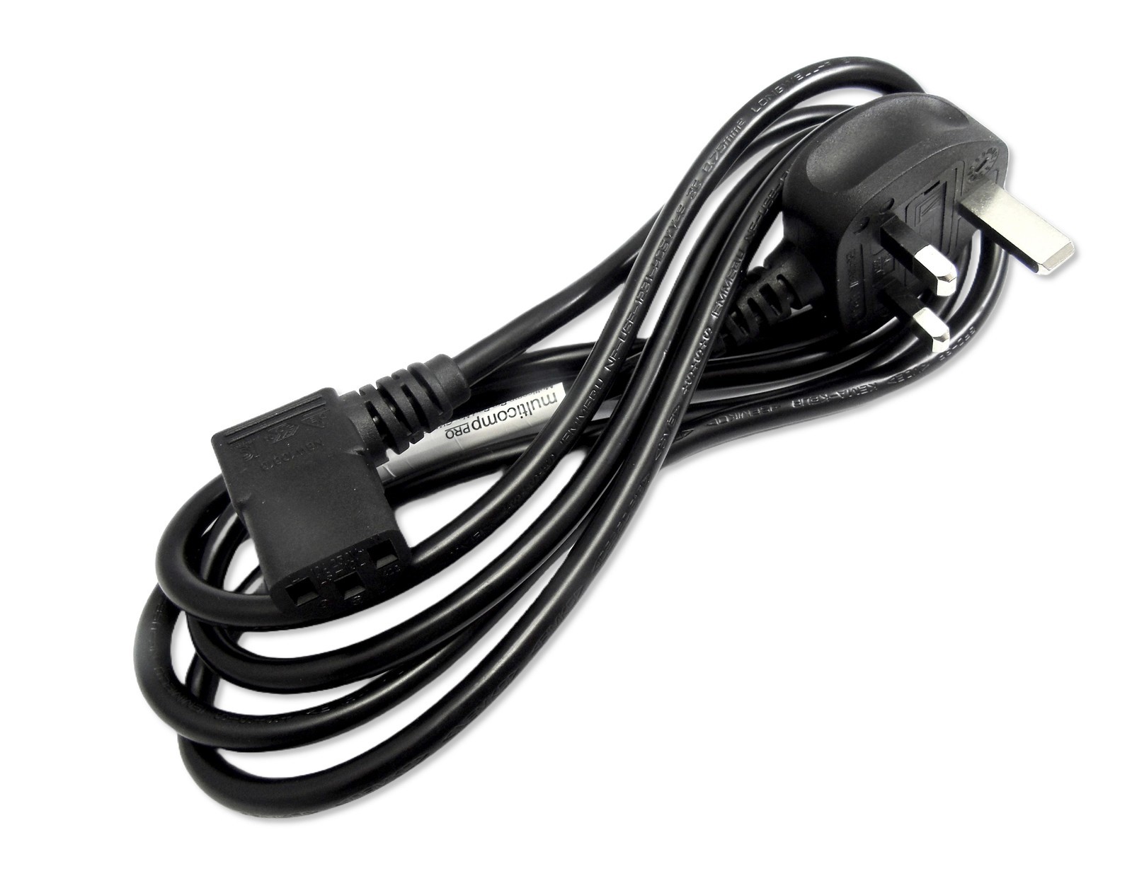 Multicomp Pro Gw-151790 Pwr Cord, R/a Bs 1363A Plug-Iec C13, 2M