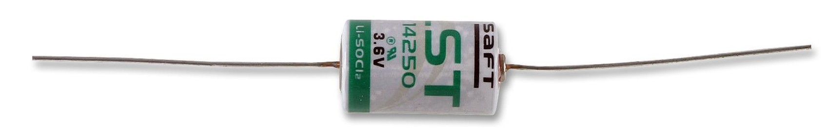 Saft T04/8Aa8F Battery, Lithium, 1/2Aa, Axial Lead