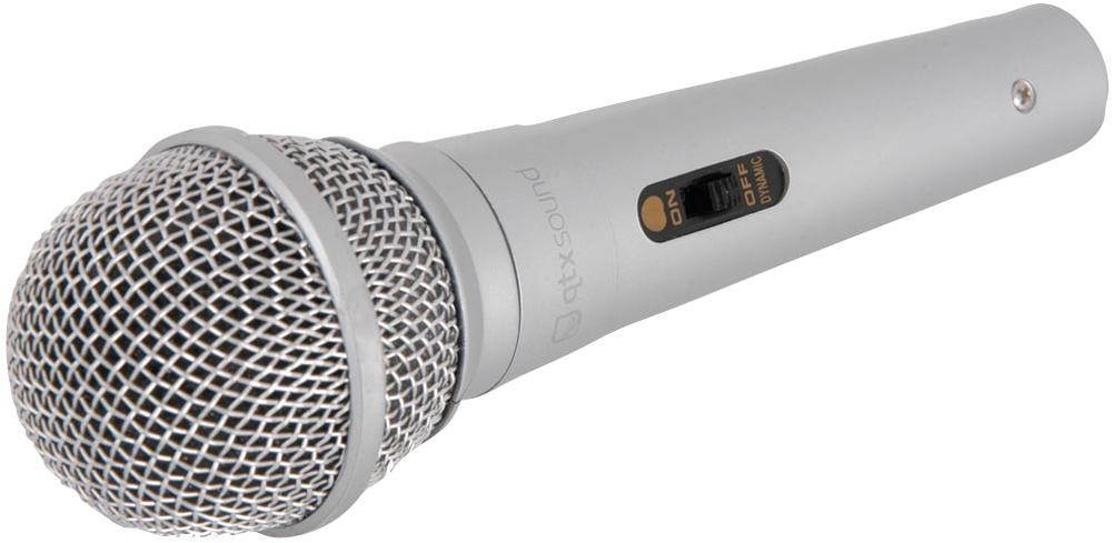 Qtx Dm11S Wired Microphone Silver