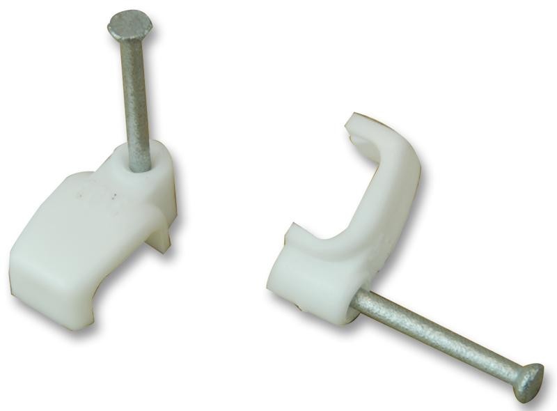 Unifix Zzv44159 Cable Clip, Polypropylene, 2.5mm, White