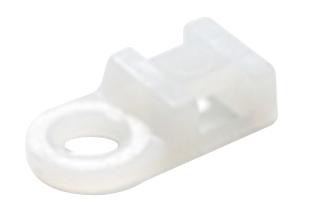 Abb Thomas & Betts Tc112-Tb Cable Tie Mount, Screw, Nylon, Natural