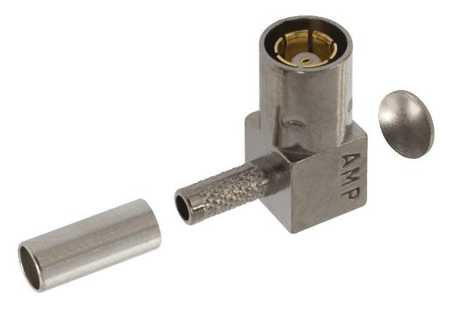 Amp Connectors / Te Connectivity 5414363-3 Rf Coaxial, Smb, Right Angle Plug, 50Ohm