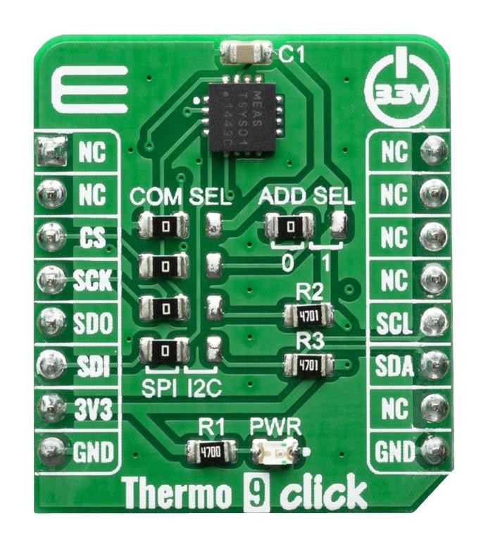 MikroElektronika Mikroe-3983 Thermo 9 Click Add-On Board
