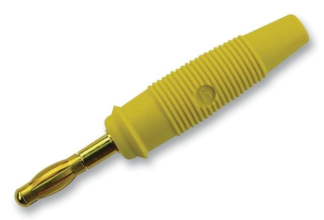 Hirschmann Test And Measurement 972518703 Plug, 4mm, Yellow, 5Pk, Kst