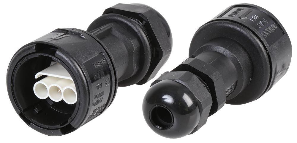 Abb Adaptaflex 185-0A1021-P030-1 Aqua-Safe In-Line W/proof 3P Plug 13mm