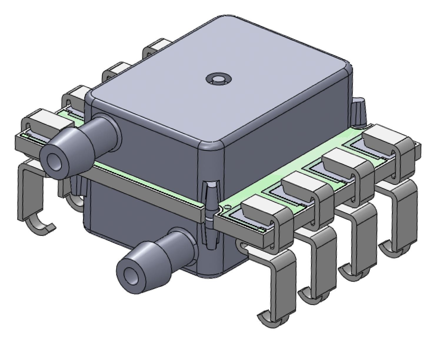 Amphenol All Sensors Elvh-001D-Hrrj-I-N2A4 Pressure Sensor, 1Psi, Differential, I2C