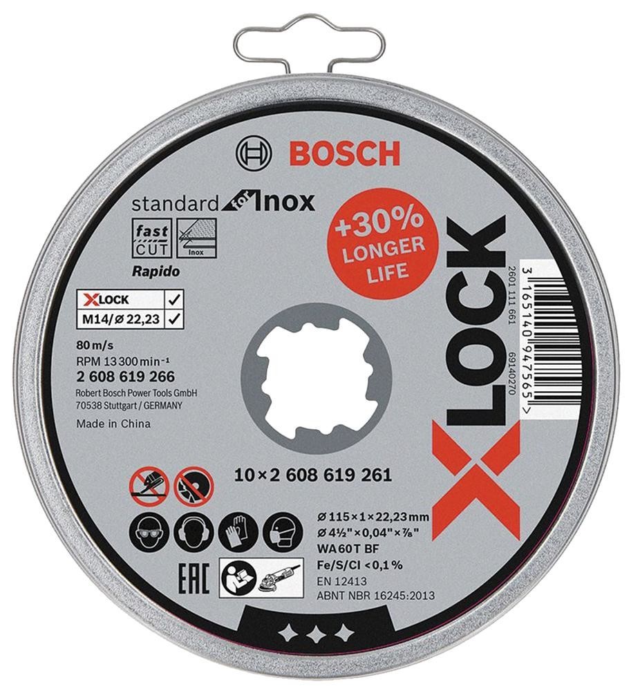 Bosch Professional (Blue) 2608619266 Grinding Disc, 80Mps, 22.23mm Bore
