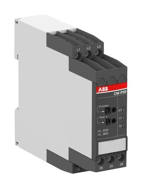 Abb 1Svr740784R3300 Phase Monitor Relay, 3Ph, Dpdt, 360-440V