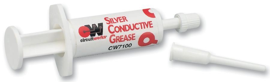 Chemtronics Cw7100 Conductive Grease, Syringe, 6.5G