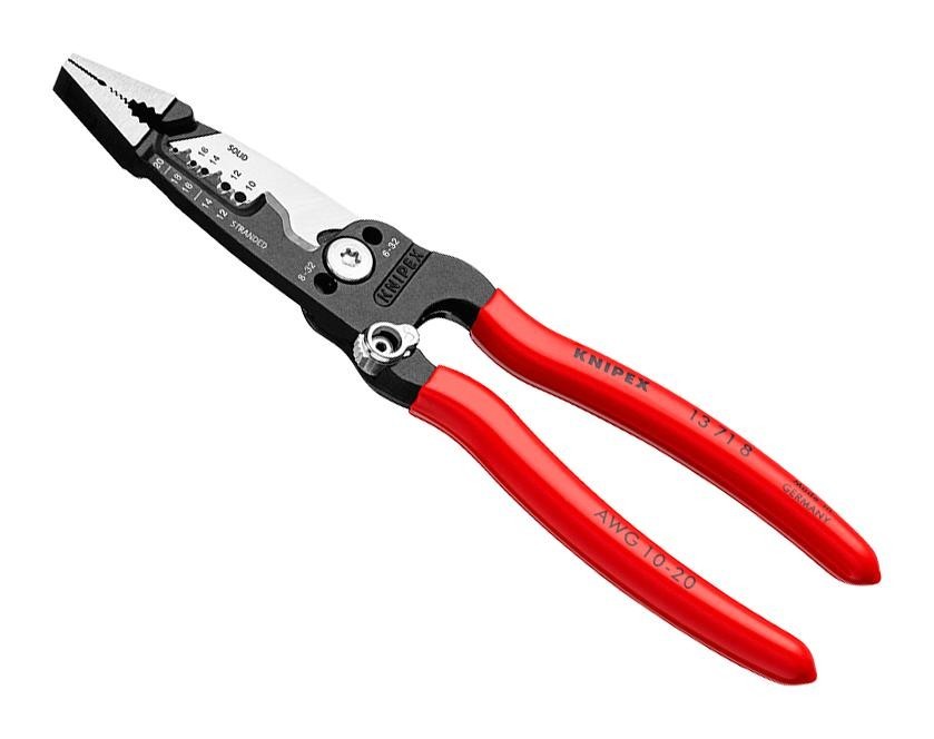 Knipex 13 71 8 Wire Stripper, 20-10Awg, 200mm