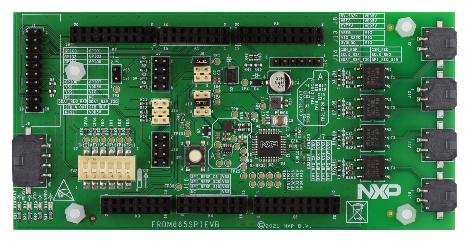 NXP Semiconductors Semiconductors Frdm665Spievb Eval Board, Physical Layer Transceiver