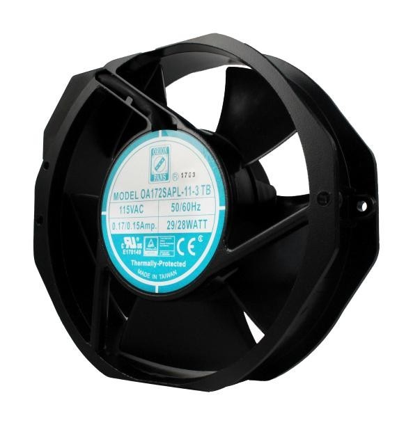 Orion Fans Oa172Sapl-11-1Tb Ac Fan, Ball, 172mm, 3400Rpm, 115V